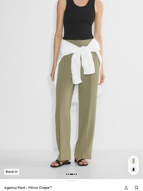 Aritzia Agency Pant in Olive Green